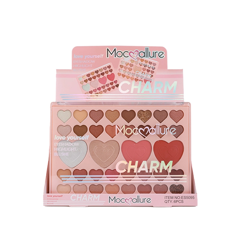 mocoallure eyeshadow highlighter blush makeup palette