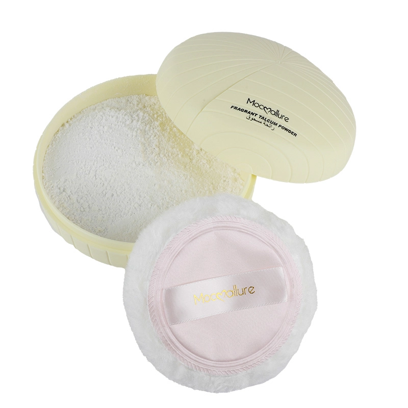 mocoallure fragrant talcum powder with puff