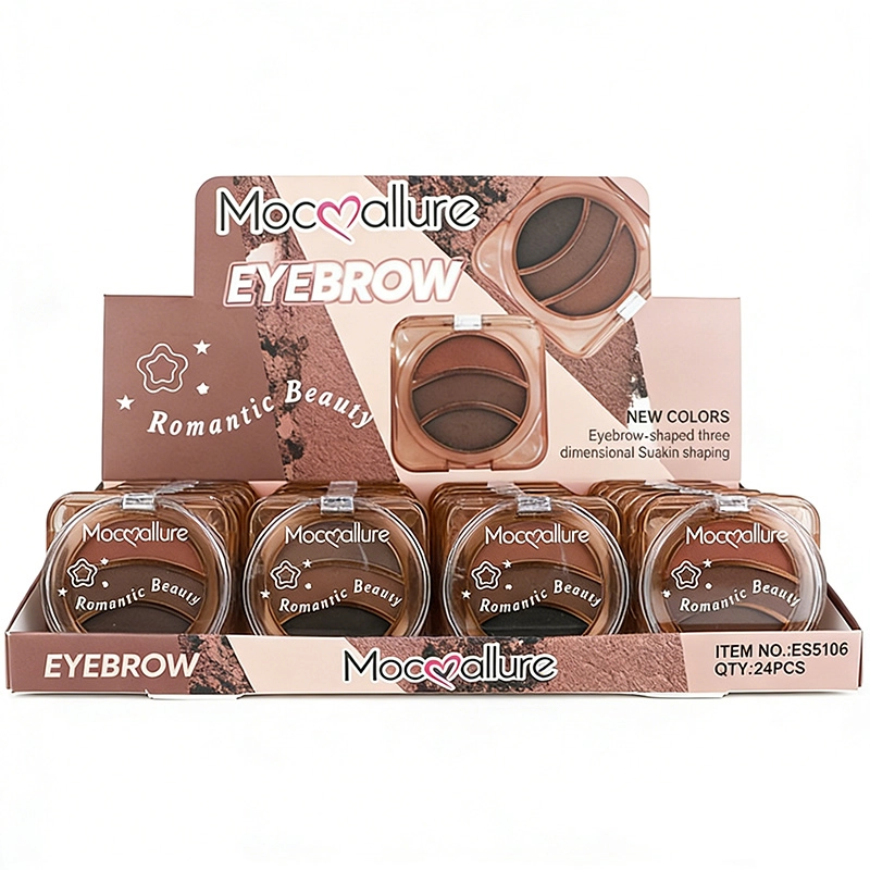 Mocoallure eyebrow powder OEM product display