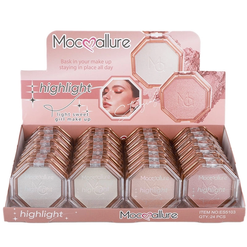 mocoallure octagonal highlighter display